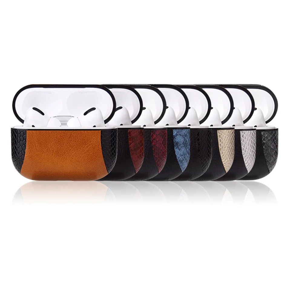 PU Leather Case for Apple Airpods Pro Cover 2019 Shockproof Holster Wireless Bluetooth Earphone Case for Airpods 3 Funda Coque (2)