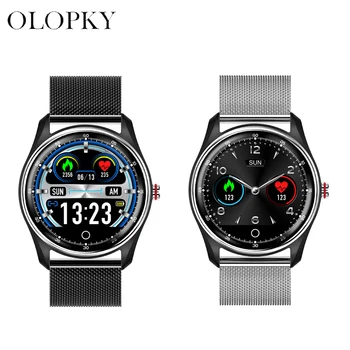 

2020 Newest Touch 3D UI Screen ECG Smart Watch Men Heart Rate Blood Pressure Sleep Monitor Multi-sport Fitness Tracker ip68 Band