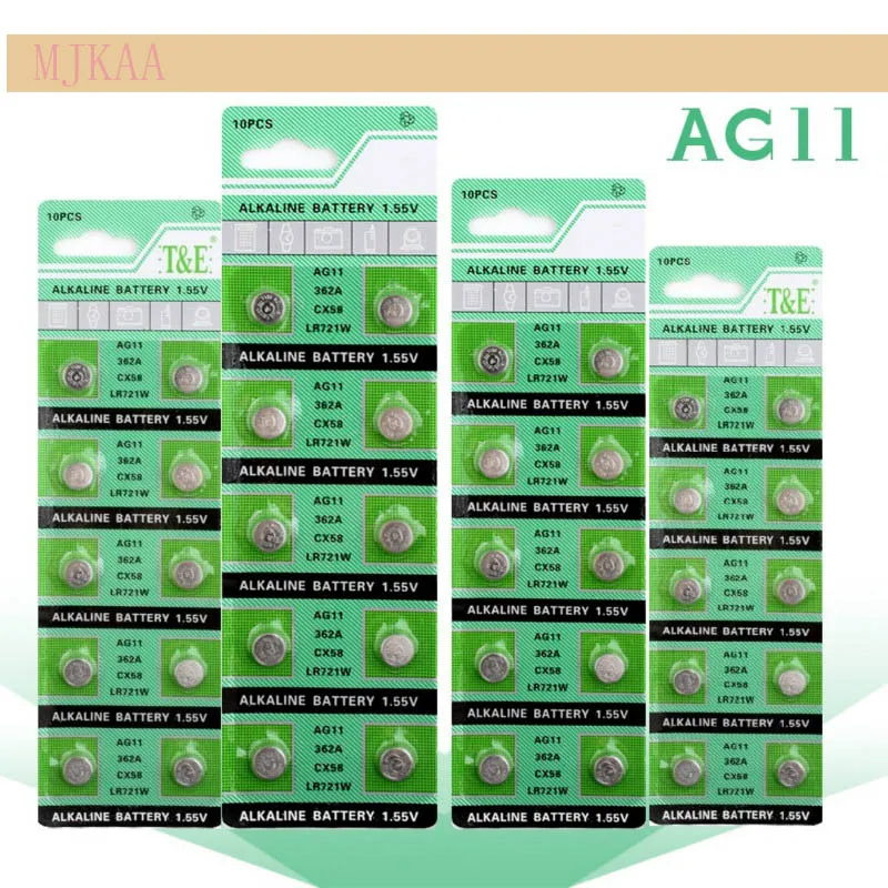 

40PCS/Watch The Clock Battery AG11 362 SR721SW Button Battery SR58 TR721 Digital Camera Battery