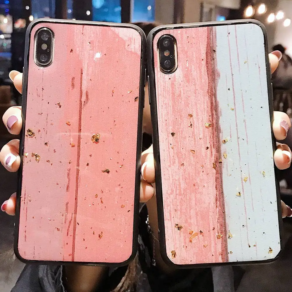 KISSCASE Vintage Wooden Pattern Phone Case For Samsung Galaxy S8 S9 S10 Plus A80 A90 Glossy Soft Silicon Back Cover Capinhas |
