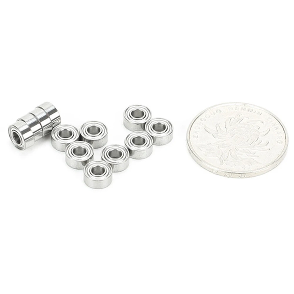 Cuscinetti A Sfere, MF106ZZ Cuscinetti A Sfere Flangiati In Acciaio Inox 6x10x3mm 10Pcs 10Pcs - Foto 8