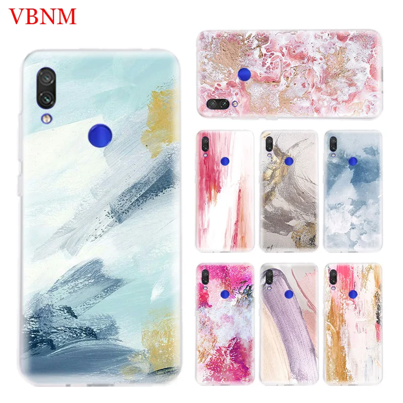 

Fashion Paint Cover Phone Case for Xiaomi Redmi Note 7 7S 6 5 S2 GO Y3 K20 Pro 4 4X 6A Mi 9 8 A2 Lite SE Coque Capa