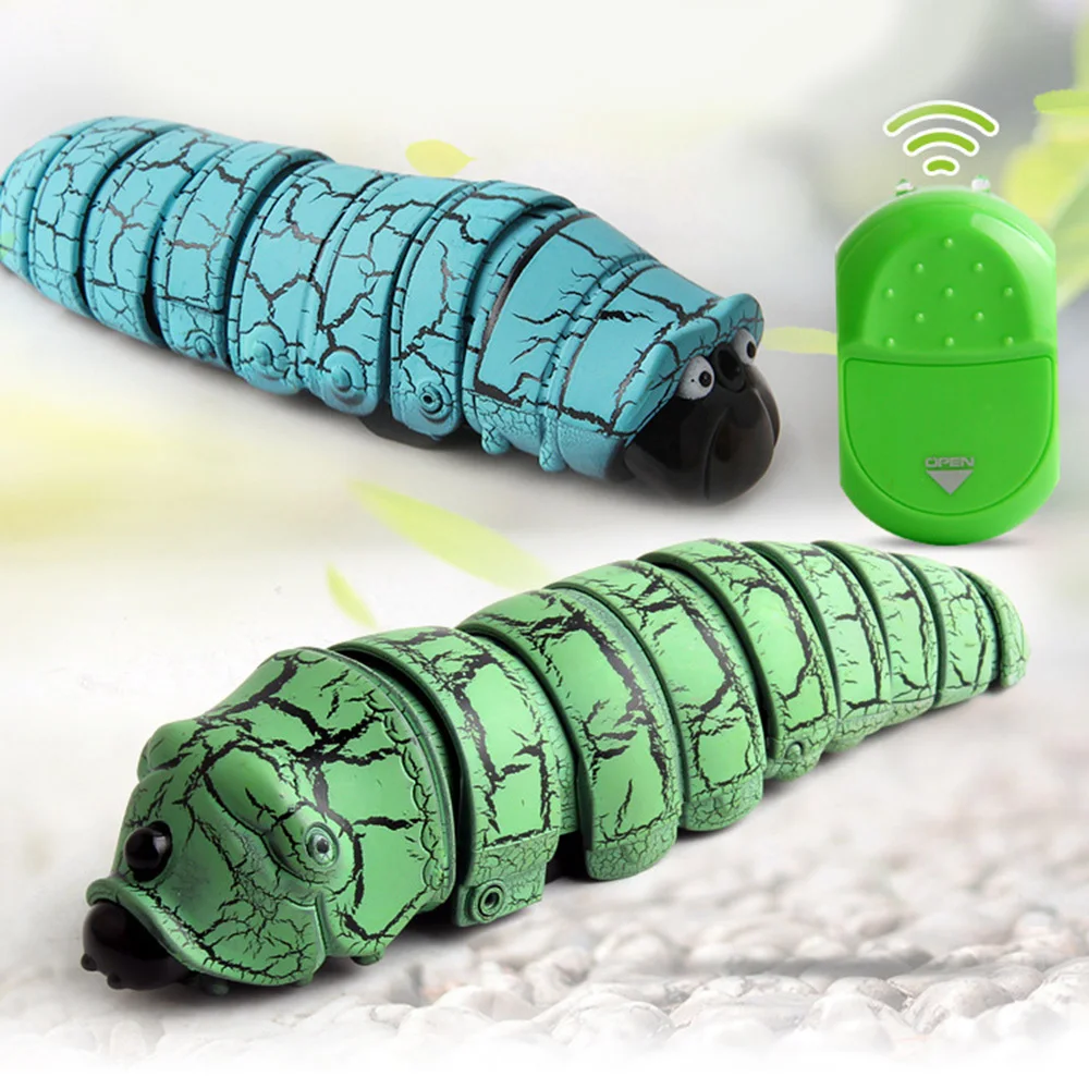 Remote Control Caterpillar Toys Infrared Induction Remote Control Caterpillar Animal Insect