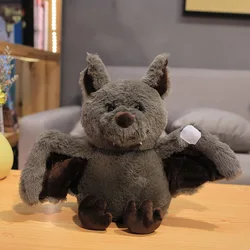 Juguete de peluche de murciélago de dibujos animados para niños, Elfo Oscuro, bonito murciélago, suave, con personalidad para dormir, cuentacuentos, regalo, 2022