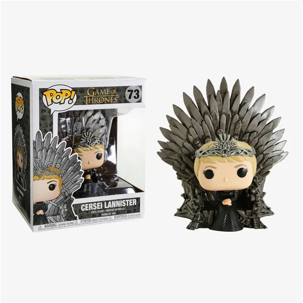 Поп-Игра престолов из игры Песнь Льда и Огня 073 Cersei 074 Дейенерис 075 ночной Король трон Гараж Комплект