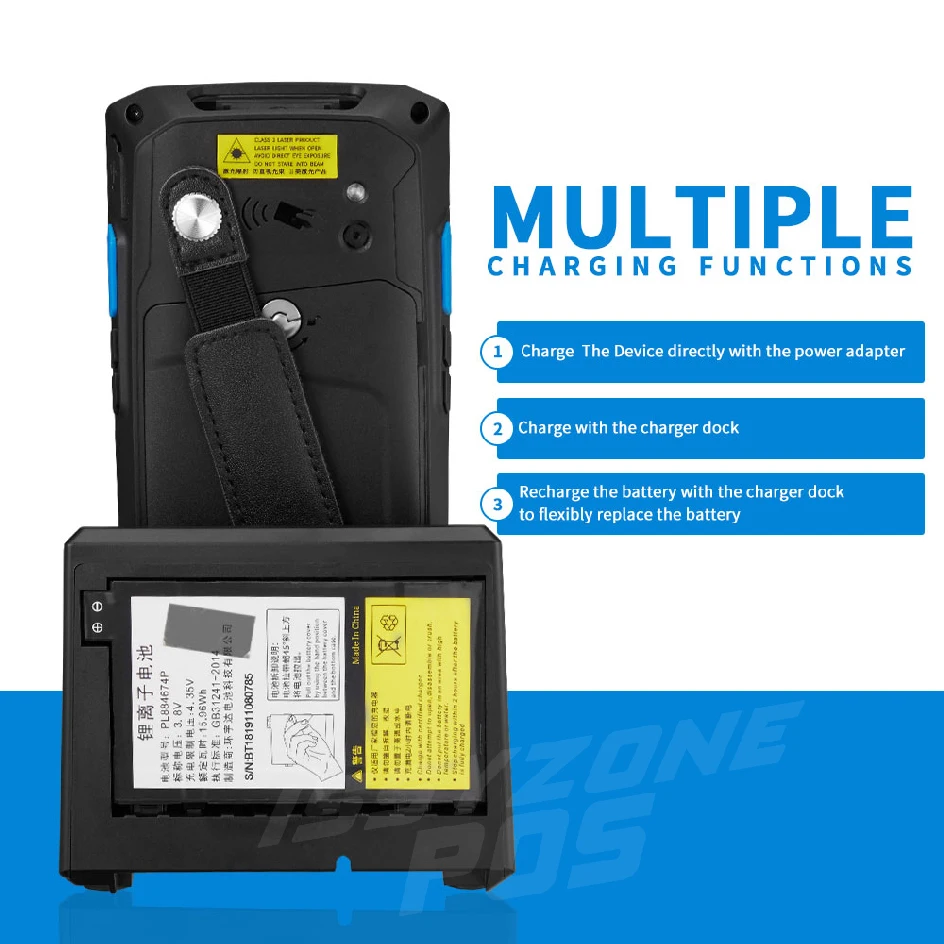 ISSYZONEPOS Android 8,1 КПК Ручной 1D 2D pos-терминал сканер беспроводной 4G система сбора данных с Bluetooth Honeywell считыватель штрих-кодов