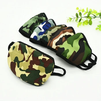 

Efficient protection trend fashion unisex dustproof cold camouflage double layer mask can be washed non-disposable
