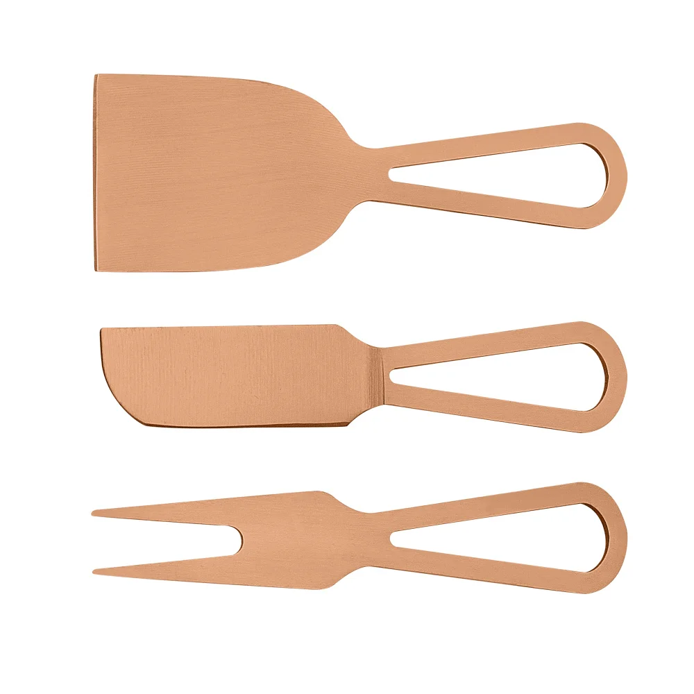3/4pcs Cheese Knife Set Stainless Steel Cutter Spreader Soft Hard Cheese Fork Cake Wedding Tool Great Gift Set