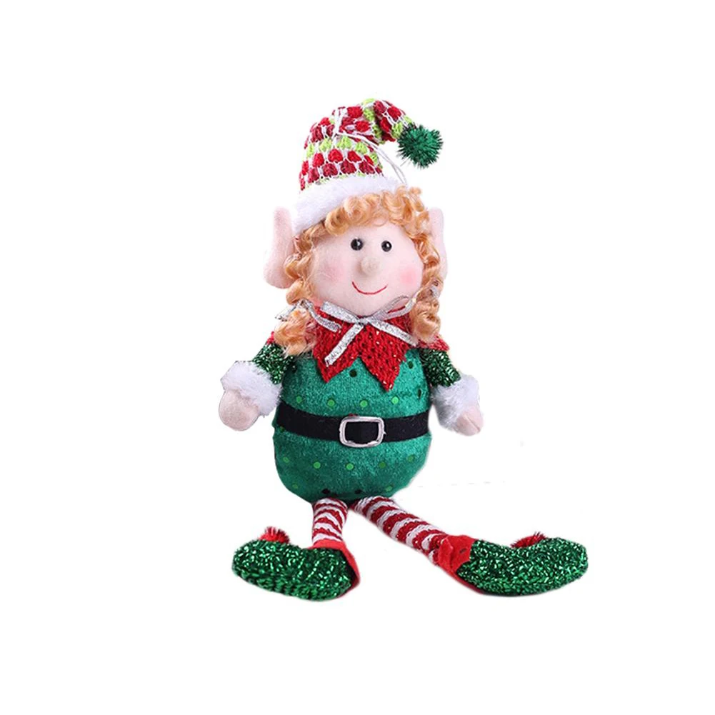 

Long-Legged Decoration Home Red And Green Gift Tree Festivals Parties Children DIY Supplies Christmas Dolls Cute Elf