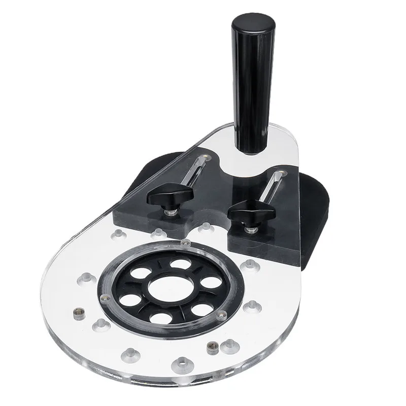 

Universal Router Base Power Router Accessories Woodworking Drill Punch Locator Wood Slot Locator