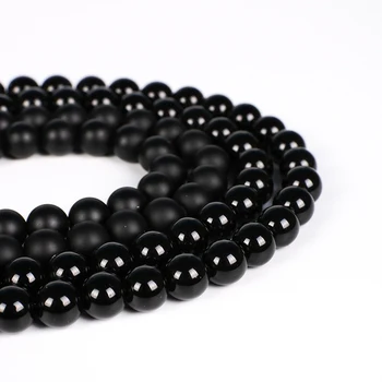

2020 Obsidian Beads Stone Charms Strand for Jewelry Making Hight Quality Loose Beads DIY Bracelet Necklace Wholesale
