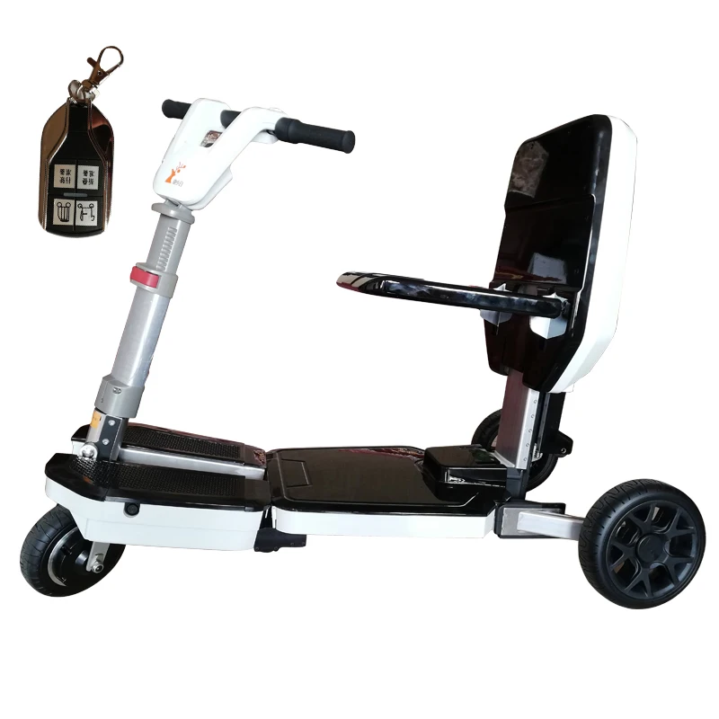 Mobility Luggage Scooter Eletrico Ultra Lightweight Fat Boy Folding Handicapped Elderly Luggage Scooter For Travel Old People