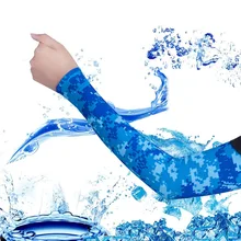 Ледяные нарукавники гетры для спорта на открытом воздухе Защита от солнца УФ Защита для рук Чехол охлаждающий бег Рыбалка Велоспорт Лыжный Велоспорт базовый