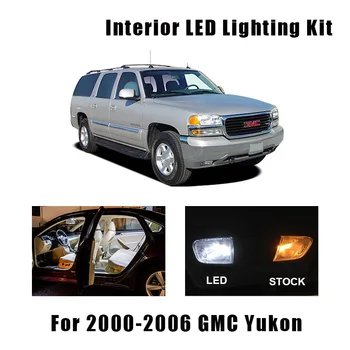 

11 Bulbs White Interior LED Car Glove Box Light Kit Fit For 2000 2001 2002 2003 2004 2005 2006 GMC Yukon Map Dome License Lamp