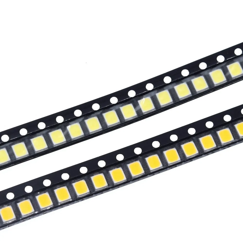 100 шт. 21-25 лм Белый/теплый белый 2835 SMD СВЕТОДИОДНЫЙ 0,2 Вт высокояркий светодиодный чип
