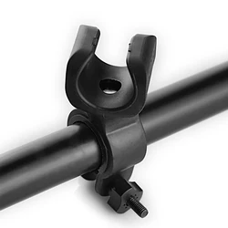 U-clip 360°Rotating Flashlight Stand Bicycle Torch Mount Holder for Cycling Hunting Bike Light Adjustable Light Lamp Holder Clip