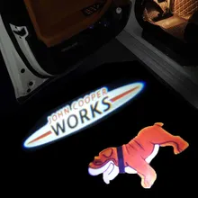 1 компл. Автомобильный Дверной светильник светодиодный логотип автомобиля Добро пожаловать светильник для BMW MINI Cooper One S R50 R53 R56 R60 F55 F56 R58 R59 аксессуары для стайлинга автомобилей