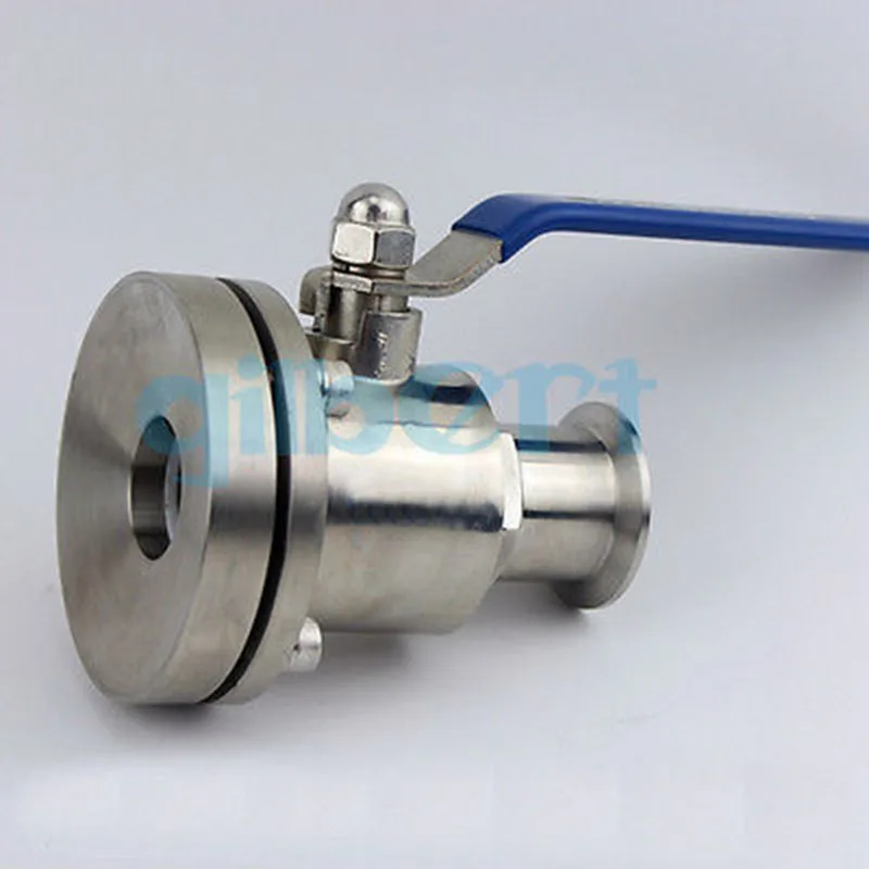 

Fit Tube O.D 38mm Ferrule O.D 50.5mm 1.5" Tri Clamp 316L Stainless Steel Sanitary Tank Bottom Ball Valve Dairy Product