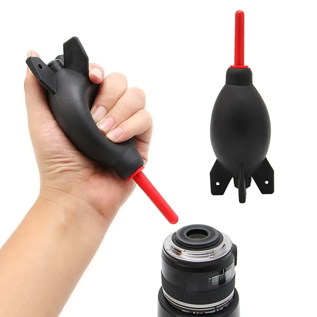 Rocket Blower Dust Collector Slr Digital Camera Lens Dust Clean Vacuum Cleaner Camera Lens Cleaning Tool Rubber ONLENY 1PC