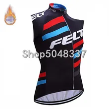 Войлочный жилет для велоспорта полиэстер без рукавов зимний термальный флис горный велосипед одежда Ropa Maillot Ciclismo быстросохнущая