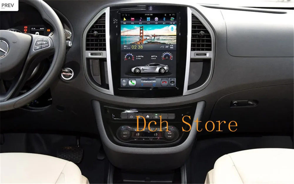 Автомагнитола с вертикальным экраном 12 1 дюйма Tesla Style Android 9 0 DVD GPS Navi плеер радио