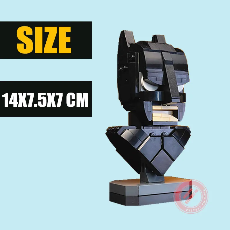 Темный рыцарь Бэтмен клоун Джокер бюст MOC-22597 MOC Fit фигурки строительные блоки кирпичи Dc детские игрушки подарки для детей