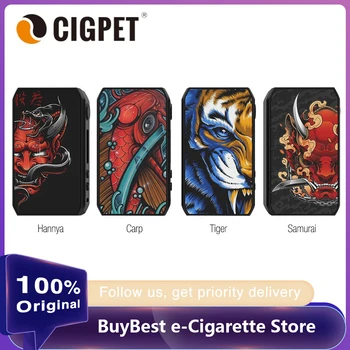 

Original CIGPET Capo Regulated Box Mod Power by Dual 18650 Battery 0.91inch OLED Screen Mod Box E-cig Vs drag 2/ shogun /gen mod