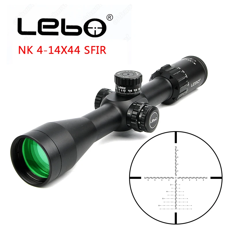 

LEBO NK 4-14X44 SFIR First Focal Plane Rifle Scopes Side Parallax Hunting Scopes Tactical Rifle Hunting Sight Sniper Gear