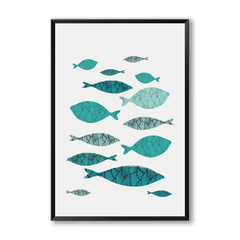 Elegant-Poetry-Mediterranean-Style-Marine-Fish-A4-Canvas-Painting-Art-Print-Poster-Picture-Wall-Home-Decor (6)