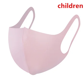 

10pcs children's Mouth Masks Black Blue Grey Pink thin children's fashion breathable dustproof washable breathing mask wholesale