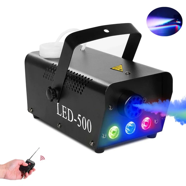 Paquete Luces Disco Dj Led Para Fiestas Maquina De Humo 500w