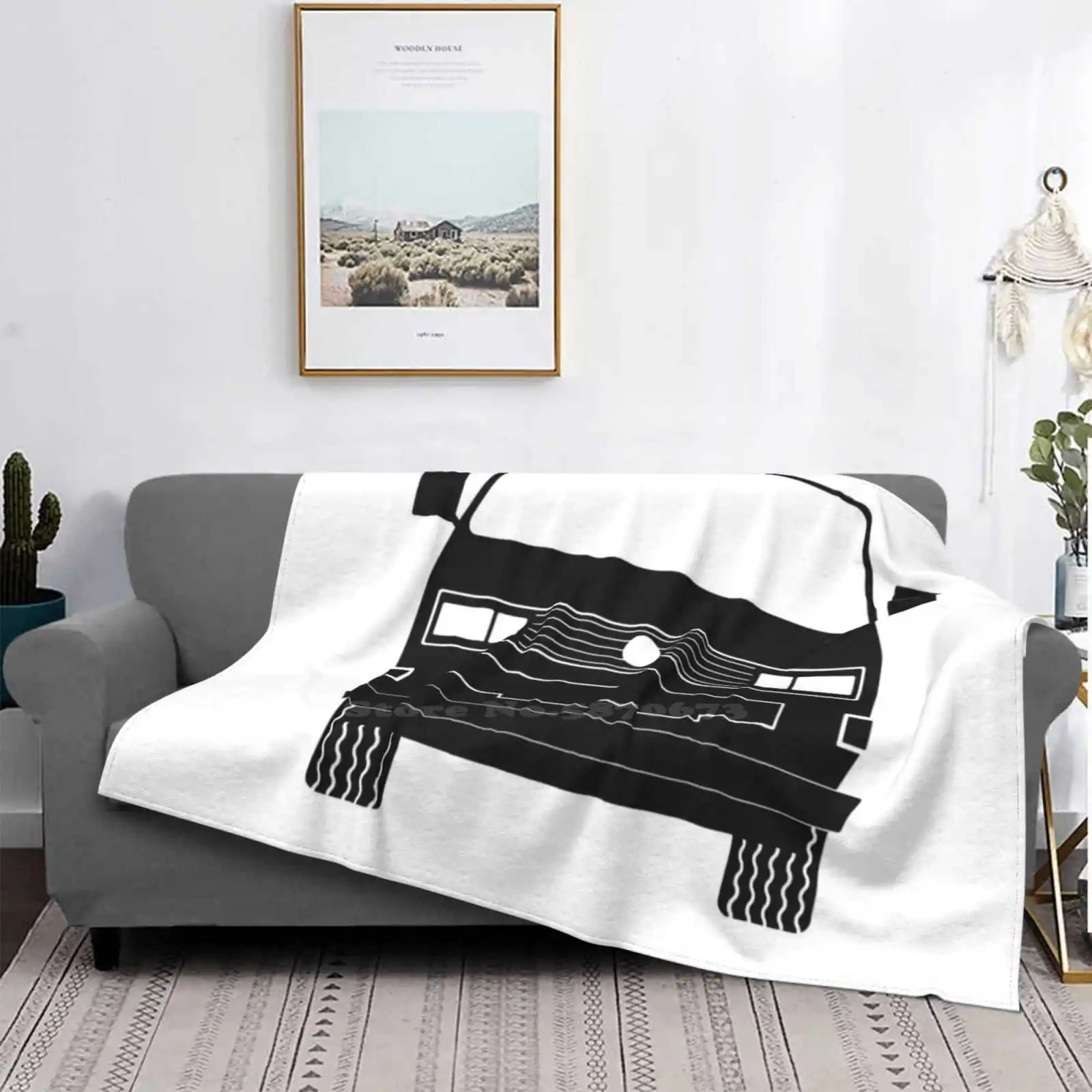 T3 Bulli Soft Warm Throw Coperta Syncro Bulli T3 Vanagon Wolfburg Surfbus Surf Natale Compleanno Avvento