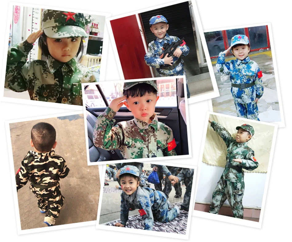 Скауты для мальчиков; детская военная форма; армейский солдат; маскарадные костюмы; камуфляжные тренировочные куртки для девочек; мужские тактические костюмы для охоты