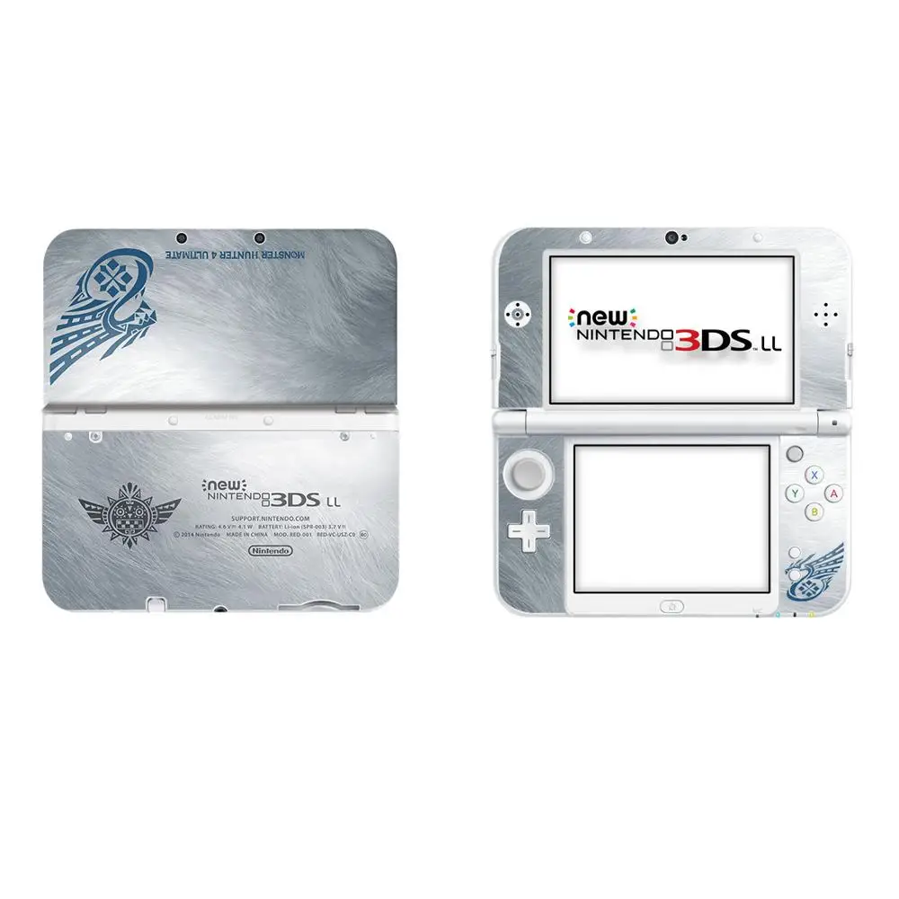 Monster Hunter Ultimate Full Cover Decal Skin Sticker for NEW 3DS