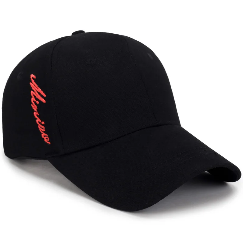 

New hat ladies cotton visor three-dimensional embroidery curved sunscreen baseball cap men's cap