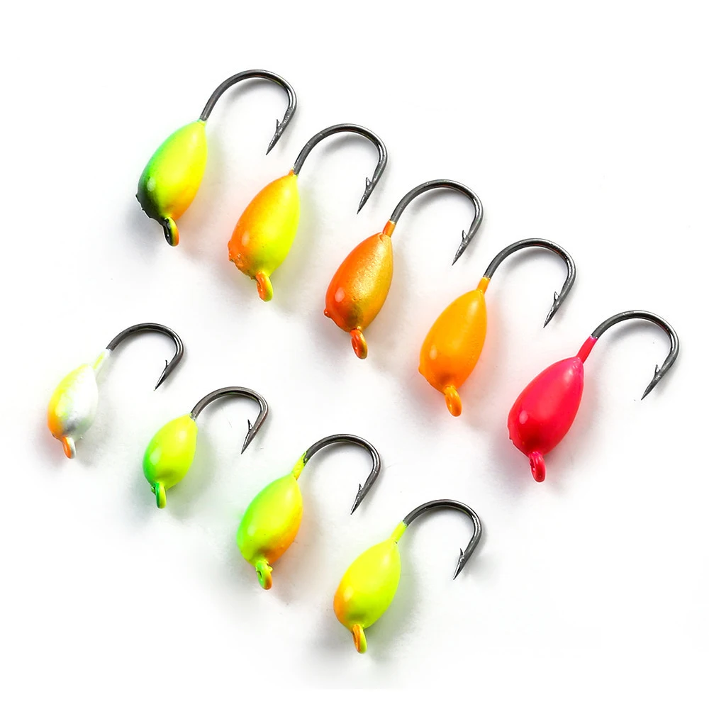 5 шт./лот зимняя ледяная приманка на рыболовный крючок качественная мини