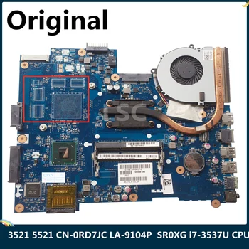 

LSC For Dell Inspiron 3521 5521 Laptop Motherboard CN-0RD7JC 0RD7JC RD7JC VAW00 LA-9104P i7-3537U CPU HM76