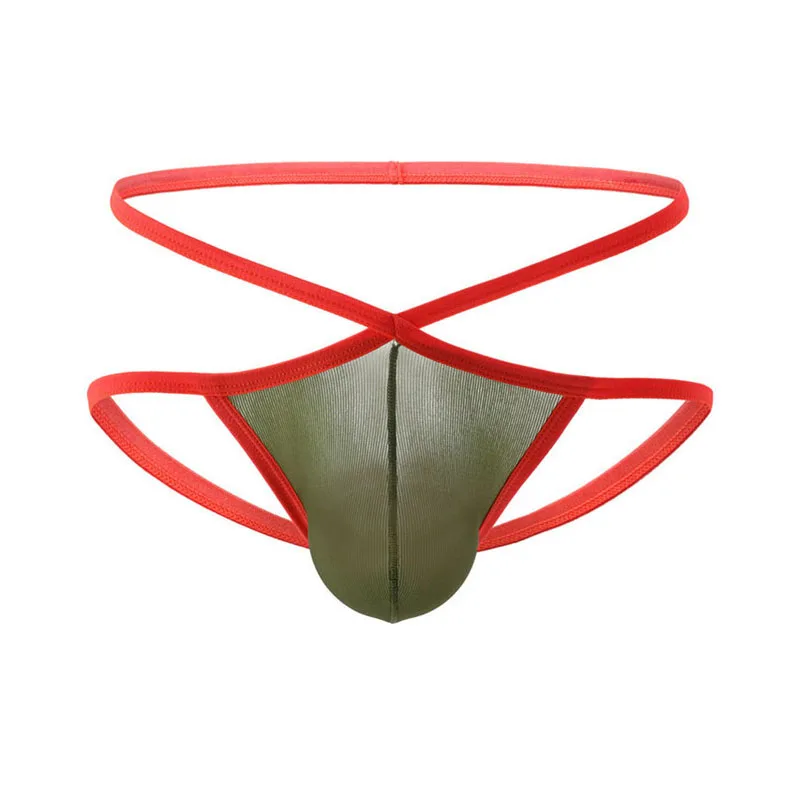 

Men Sexy G-string Thongs Gay Men Underwear Solid Ultra-thin Low Waist Panties Underpants Man Bikini Briefs Jockstrap Thong