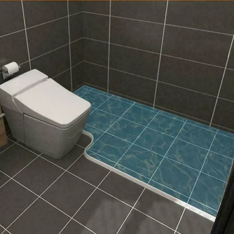 

NarwalDate Bathroom Water Stopper Flood Barrier Rubber Dam Silicon Water Blocker Dry and Wet Separation Home Improve Dropshiping
