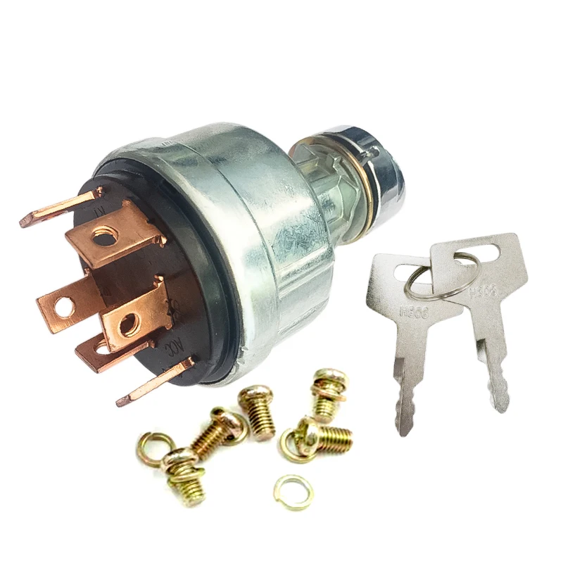

Переключатель зажигания с 2 ключами H806, совместимый с экскаватором Takeuchi