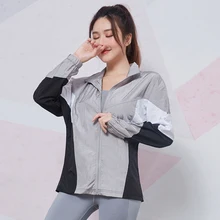 Уличная Женская тренировочная куртка Солнцезащитная весенне-летняя ультратонкая куртка анти-УФ на открытом воздухе велосипедная одежда для кемпинга