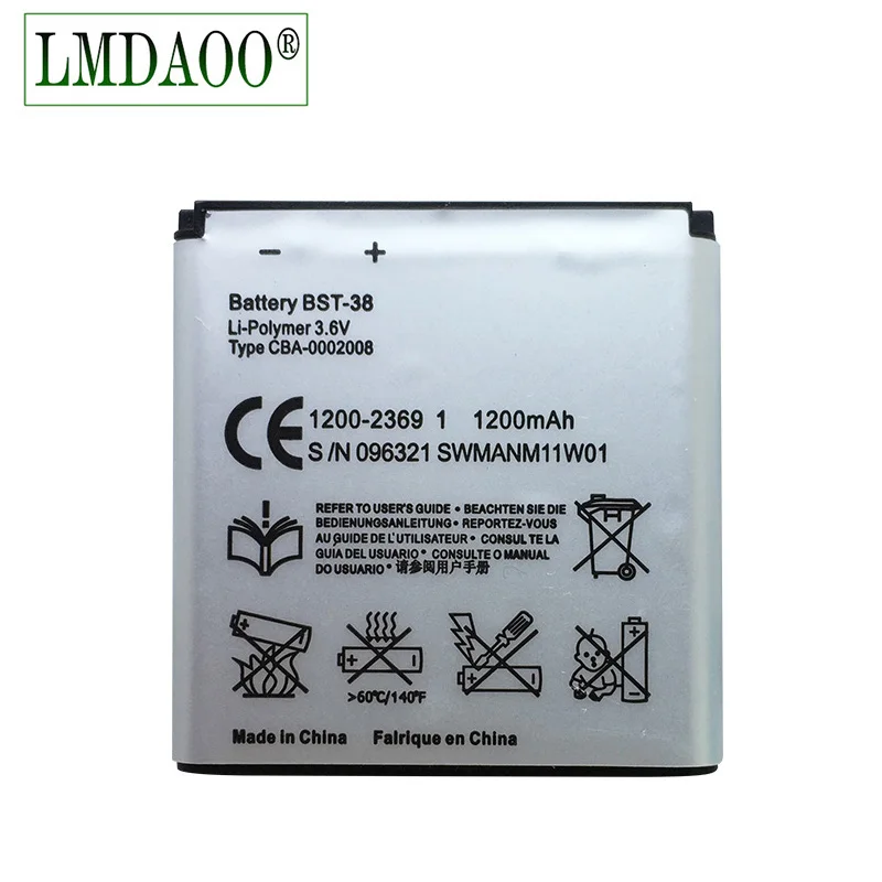 Аккумулятор для телефона Sony Ericsson W580 W580i w760 T650 X10 mini Pro 930 мАч BST 38 BST38 сменные батареи