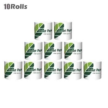 

5/10/20 Rolls Toilet Paper 3-Ply Ultra Soft Tissue Skin-friendly for Home Bathroom PI669