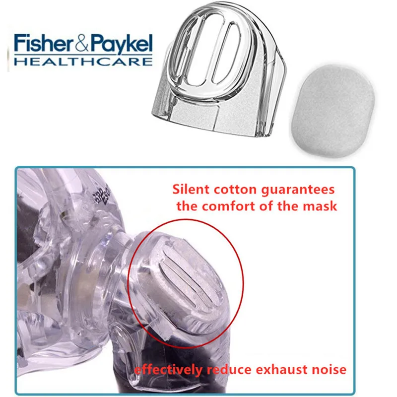 5 Pezzi Filtro Silenzioso In Cotone Per Maschera Facciale E Nasale Conforme A Fisher & Paykel Eson