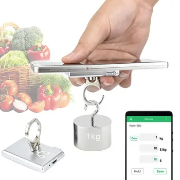 

Mini Pocket Digital Electronic Weighing Scales Multi-functional Bluetooth Kitchen Electronic Scale Hook