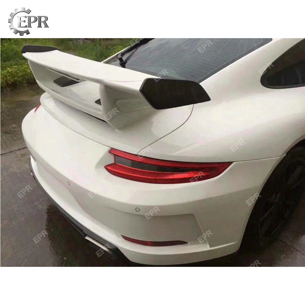 FRP багажник Комлект из крыльев и диадемы для Porsche 911 991,1 991,2 GT3 стиль стекловолокна багажник с задним спойлером(для Carerra) гоночная отделка для Porsche