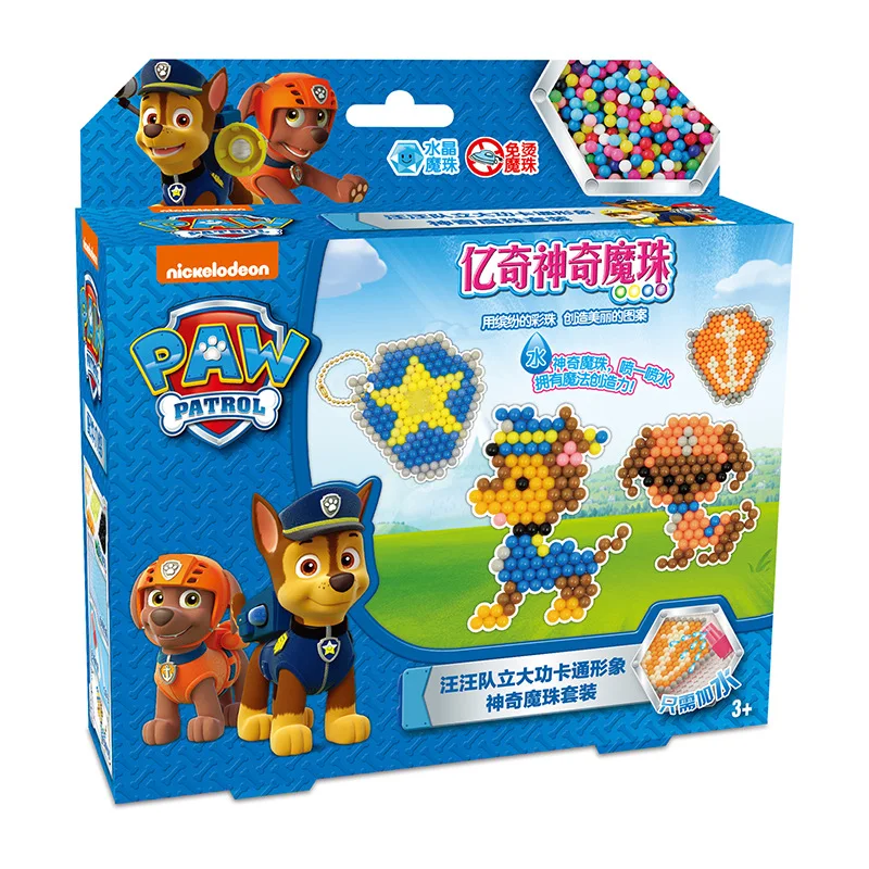 SWH1010 EAKI Magic Kids Bean Puzzle Игрушка водорастворимый ручной работы липкие бусины модель игрушки мультфильм Diy искусство ремесла детские подарки - Цвет: SWH1010