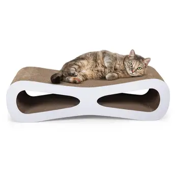 

Cat Scratcher Cardboard Lounge Durable Board Scratching Pads Maintain Cat Claws Healthy Prevent Furniture Damage Cat Toy AKC6385