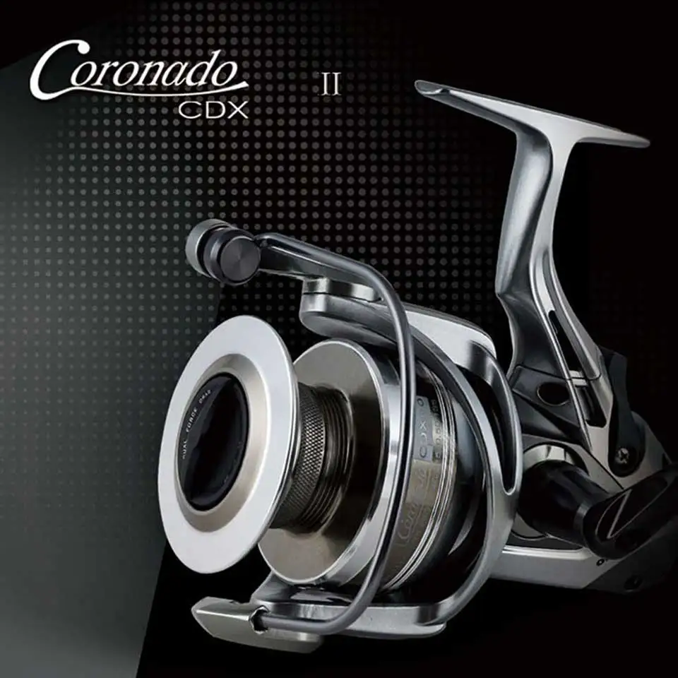 Okuma Coronado Cdx Baitfeeder Spinning Fishing Reels 4hpb+1rb Machined  Aluminum Spool Seawater Fishing Reel 12.7-17kg Power - Fishing Reels -  AliExpress