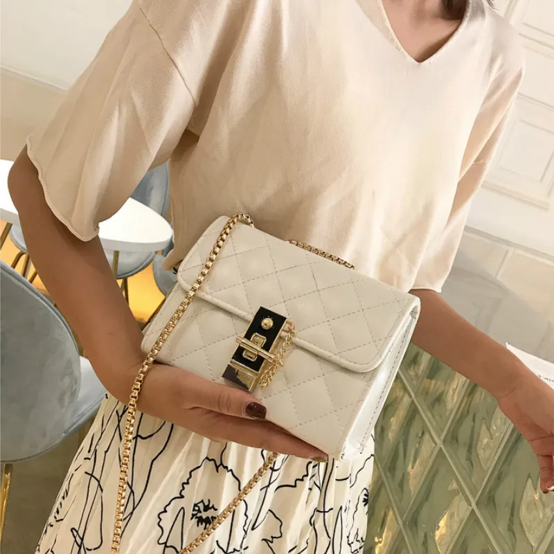 Сумки для женщин 2019 Роскошные брендовые сумки через плечо белые кожаные женские